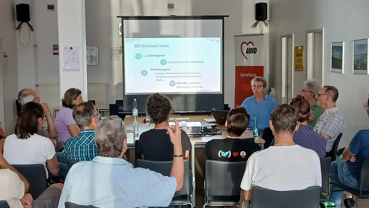 Infoabend der Bürgerenergie in Aplerbeck