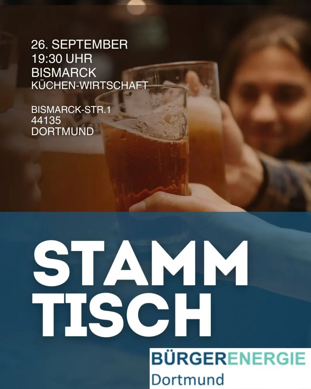 Einladung zum Stammtisch der Bürgerenergie Dortmnd