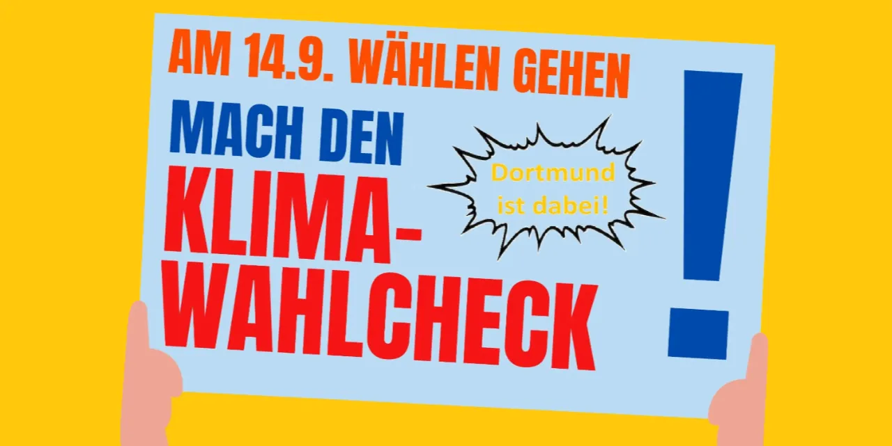Klima-Wahlcheck für die Kommunalwahlen in Dortmund
